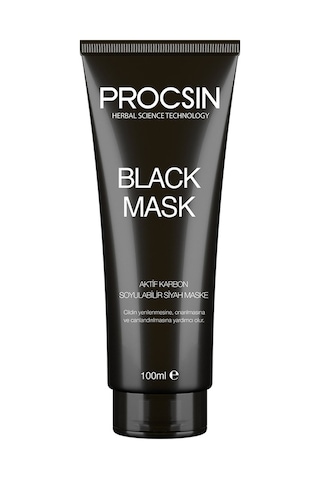 Procsın Siyah Nokta Giderici Aktif Kömürlü Siyah Maske 100 ML
