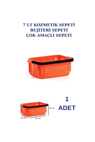 1 adet 7 Litre Kozmetik Sepeti Bijuteri Sepeti Kırtasiye Sepeti T