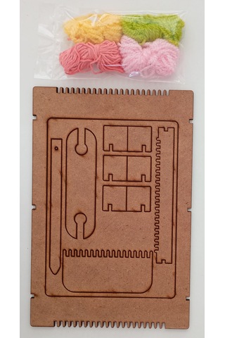 Carpet Ahşap Halı Dokuma Seti