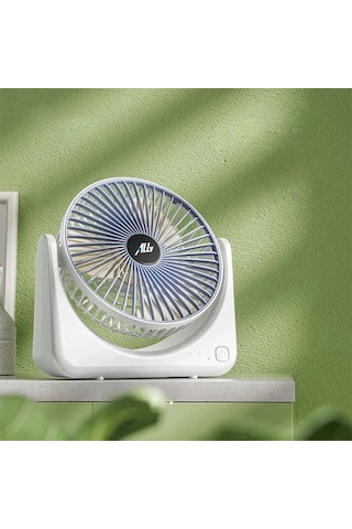 Ally S21 Şarjlı Fan Ergonomik Ev Ofis Sessiz Vantilatör- 5775