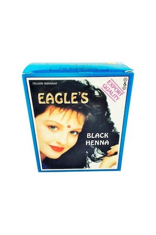 Eagle's Orijinal Hint Kınası Saç Boyası Siyah - Black Henna