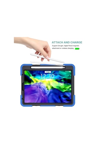 Apple Uyumlu iPad Pro 11 2022 Premium Kalem Yerli Stand Gear Armor Kılıf (460308127)