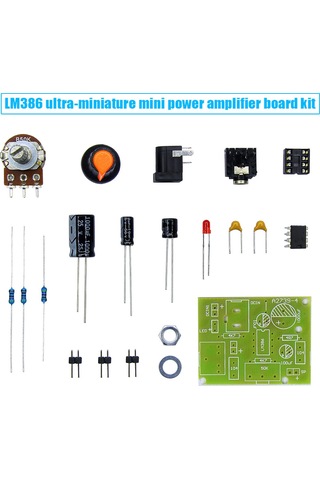 Mini 3v-12v Güç Amplifikatör Kart Kiti Ses Amplifikasyon Modülü Set Düşük Tüketim