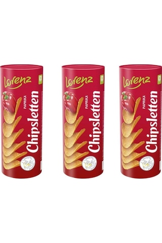 Lorenz Chipsletten Patates Cipsi 100 Gr Paprika X 3 Adet