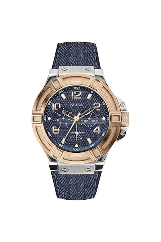 Guess W0040g6 Mavi Kot Yüzeyli Kordon
