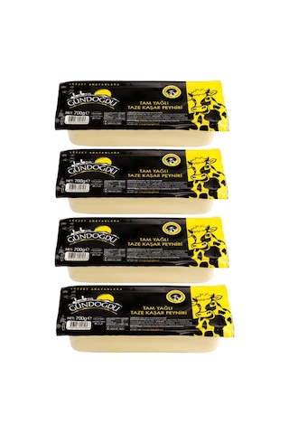 Gündoğdu Taze Kaşar Peyniri 4 x 700 G