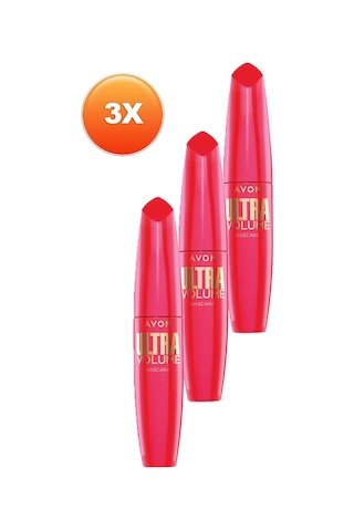 Avon True Colour Ultra Volume Lash Magnify Maskara 3'Lü Set