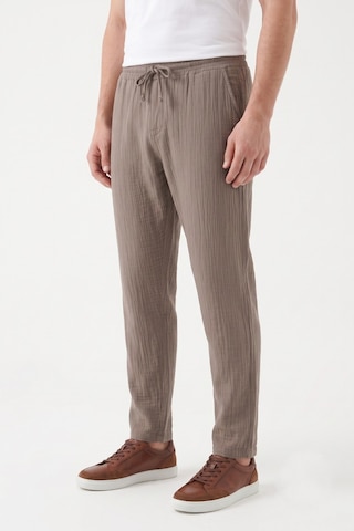 Mösyö Erkek Baggy Kalıp Müslin Kumaş Pantolon Bgl-st05592 VİZON