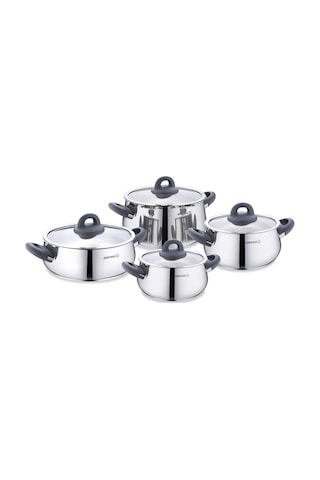 Korkmaz Bella Füme 8 Parça Tencere Seti A1848-3 Diğer