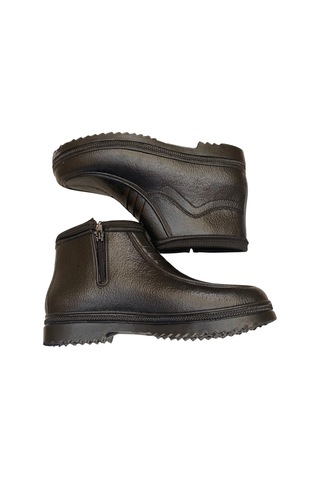 Belix Erkek Kışlık Su Geçirmez Peluşlu Bot 41-45 Siyah Siyah