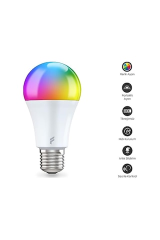 Priz Ve Led Ampül Seti Wi-fi İle Uzaktan Kontrol Anlık Enerji Tüketim Takibi Zamanlayıcı 0