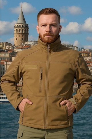 Astrid T Soğuk Kış Doğa Sporu Günlük Tarz Single Sword Su Ve Rüzgar Geçirmez Tactical Softshell Mont Çok Renkli