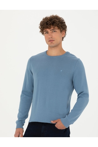 Pierre Cardin Erkek Koyu Mavi Triko Kazak 50270179-vr032 Koyu Mavi