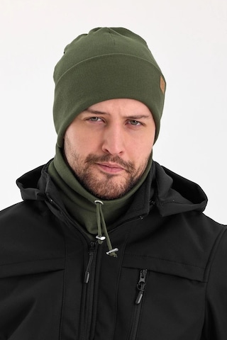 Erkek Balıkçı Style %100 Pamuklu Kaşkorse, Terletmez, Ultra Hafif, Yumuşak Bere Boyunluk Takım - Standart / Haki Haki