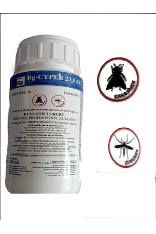Bg-cyper 22,5 Ec 100 Ml Haşere Öldürücü Karasinek - Sivri Sinek