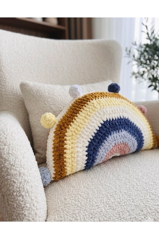 Lucky Rainbow Cushion Yastık Çok Renkli