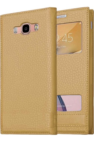 Samsung Galaxy J5 2016 Uyumlu Pencereli Kapaklı Magnum Kılıf