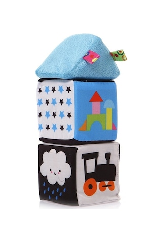 Sozzy Toys Eğitici Çıngıraklı Renkli Küpler Szy241-9054858629266