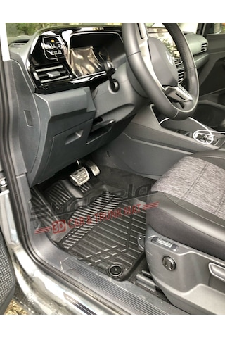 Volkswagen Caddy 2021-2025 Arası 3d Kauçuk Kokusuz Havuzlu Paspas