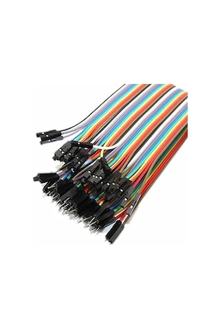 40 Pin Ayrılabilen Dişi-erkek F-m Jumper Kablo - 100mm