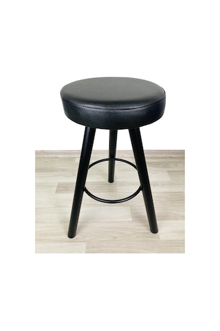 Banco Bar Sandalyesi, Taburesi Ada Mutfaklar Için 65Cm Siyah Deri (553529351) Siyah