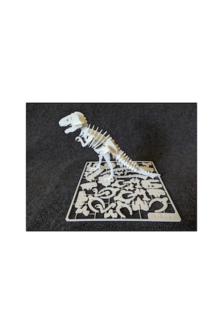 T-rex 3d Dinozor İskelet Maketi