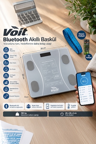 Voit BLT5000 Bluetooth Akıllı Baskül