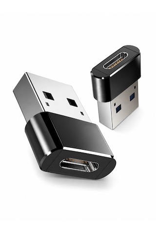 Usb Male To Type-c Female Çevirici Converter Adaptör 2.4a Bir Otg Dönüştürücü