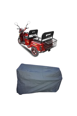 Elektrikli 3 Tekerlekli 3 Kişilik Motosiklet Motor Brandası