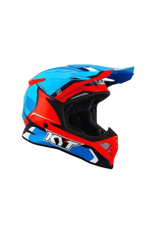 Kyt Skyhawk Kask Glowıng Mavi Turuncu Fluo Çok Renkli