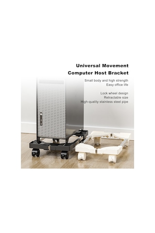 Lemestar "bilgisayar Kasa Tekerlekli Standı - Ayarlanabilir, Soğutma Destekli, 80kg Taşıma Kapasiteli"