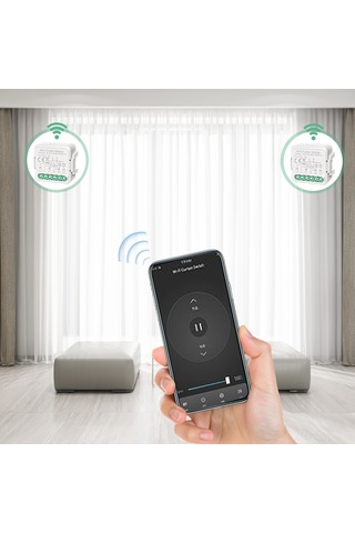 Singree Akıllı Wifi Perde Anahtarı - Uzaktan Kontrol, Ses Komutu, Zamanlayıcı, Alexa & Google Uyumlu Diğer