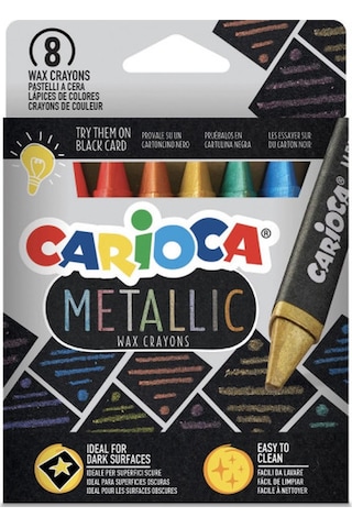 Carioca Metalik Maxi Pastel Boya Kalemi 8'Li
