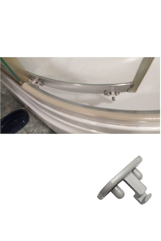 H-p Duşakabin Plastik Tırnak Gri 1 adet