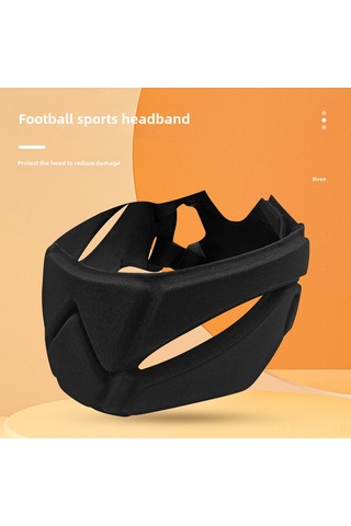 Springsun Spora Özel Eva Çarpma Korumalı Multisport Kask - Futbol, Basketbol, Voleybol İçin Dayanıklı Ve Konforlu Koruyucu Kafa Tüyü Siyah