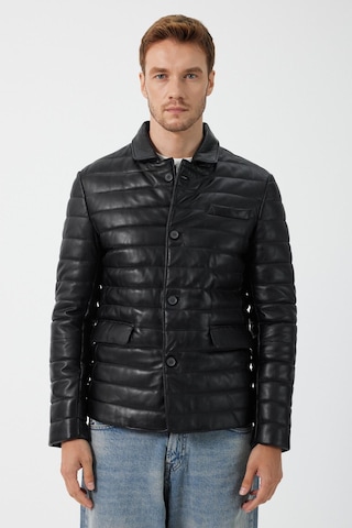 Achille Siyah Deri Mont Siyah