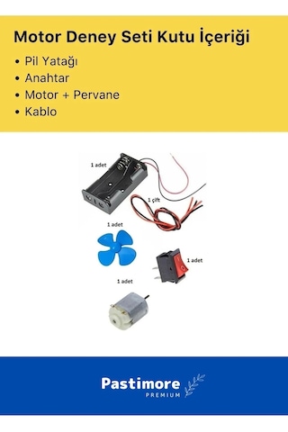Çocuklar Için Motor Deney Seti Deneysel Elektronik Hobi Okul & Öncesi Bilim Deney Kiti Çocuk