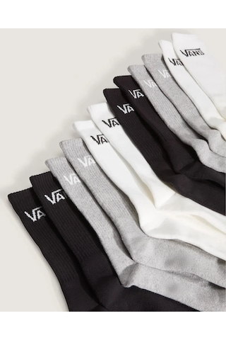 Vans Classic Crew Unısex Çorap Vn000qcbcnc1 Vn000qcbcnc1 Bgri Beyaz - Gri