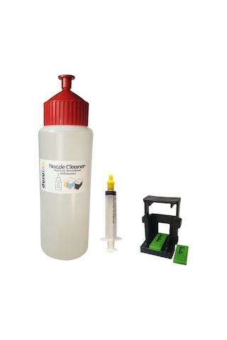 DURUINK CANON TIKALI KARTUŞ MÜREKKEP TEMİZLEME SOLÜSYONU 500ML+VAKUM APARATI NOZZLE CLEANER DURUINK CANON TIKALI KARTUŞ MÜREKKEP TEMİZLEME SOLÜSYONU 500ML+VAKUM APARATI NOZZLE CLEANER