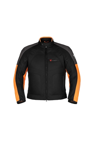 Motosiklet Mont 4 Mevsim Dynamic Siyah-turuncu Motorcu Montu
