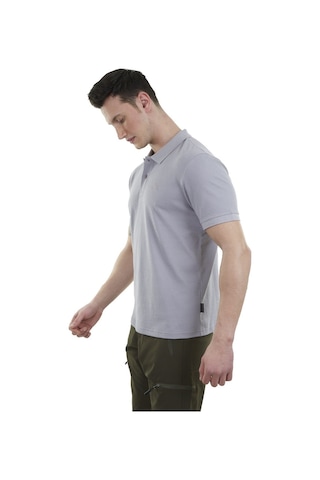 Alpinist Edge Erkek Polo T-shirt Gri 001