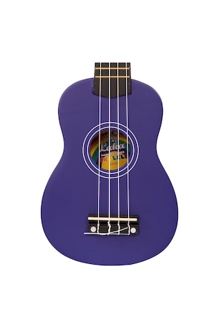 Vintage Laka Rainbow Soprano Ukulele - Indigo