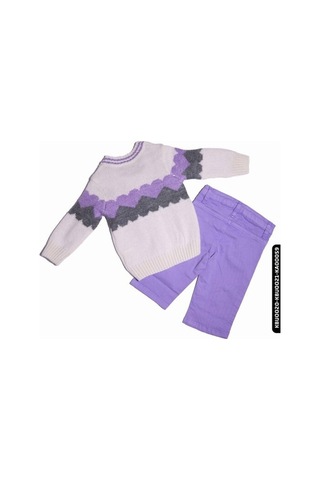 Xo Kids Kız Bebek Sweatshirt 6-24 Ay 20609 Lila