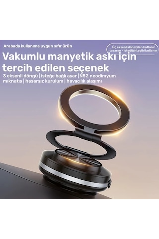 Motion003 Simli Manyetik Cep Telefonu Tutucu Araba Elektrikli Emme Kupasi Vakum İphone Uyumlu Telefon Tutucu