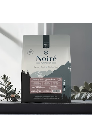 Noire Italiano Espresso Blend 3 250g %100 Arabica Blend Çekirdek