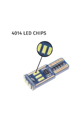 Dekoratif Led Ampul T10-15smd 4014 Canbus 12v Çift Beyaz