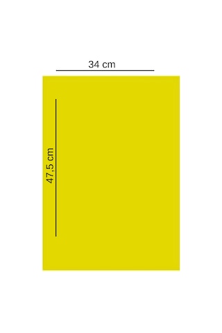 35x50 Cm Sarı Renk Mukavva Kartonu 5 Adet