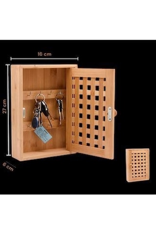 Mien-7b53 Bambu Anahtarlık Dolabı