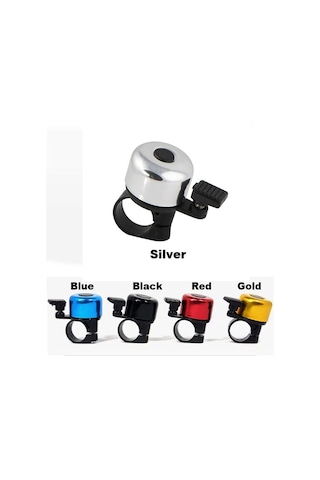 Siyah Koruyucu Metal Halkalar Korna Ses Alarmı Güvenlik Bisiklet Zili Bisiklet Bisiklet Gidon Metal Halka Siyah