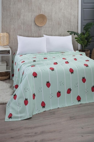 Mulberry Battal Boy Desenli Pike 240x260 Cm Yeşil